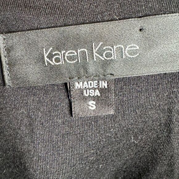 Karen Kane black and white print midi shirt dress size small - Picture 4 of 5